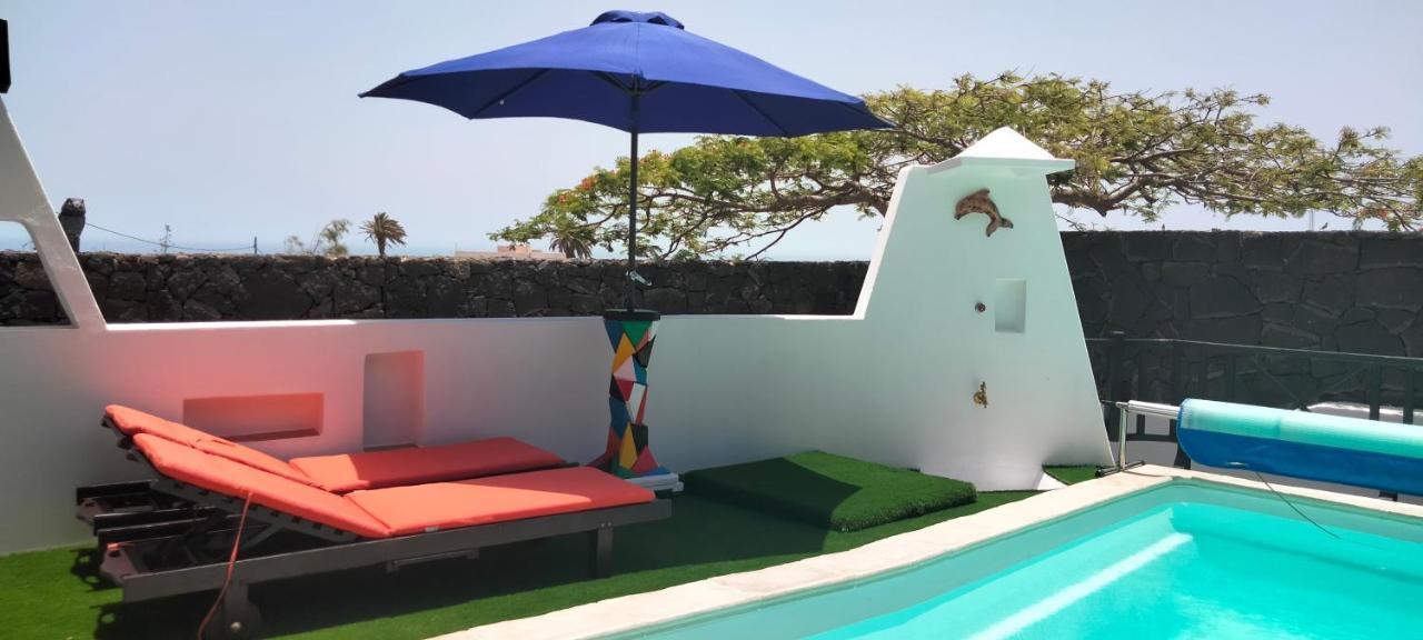 Aptos Con Piscina Clima El Flamboyan 1 Lägenhet Teseguite Exteriör bild