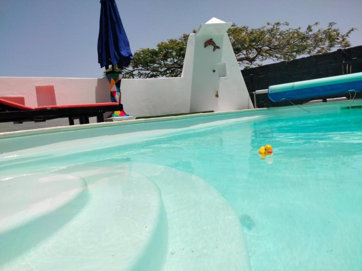 Aptos Con Piscina Clima El Flamboyan 1 Lägenhet Teseguite Exteriör bild